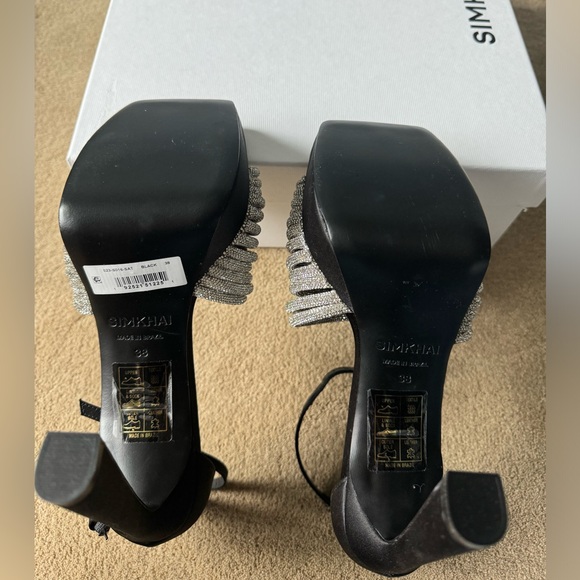 Jonathan Simkhai Lena Crystal Platform Sandal - Picture 3 of 5